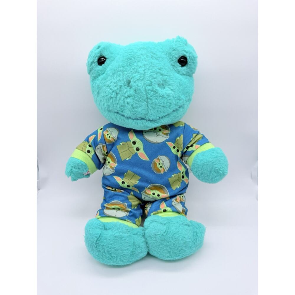 Build A Bear Toadally Teal Frog Plush Stuffed Animal Retired Spring 17" 2022